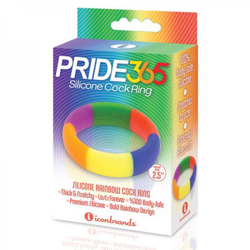 The 9&#039;s Pride 365 Rainbow Cock Ring