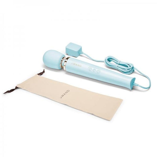 Le Wand Powerful Plug-in Vibrating Massager Sky Blue