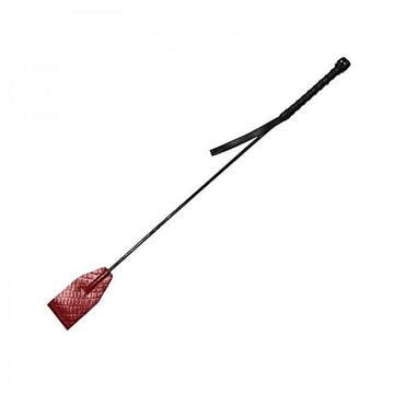 Leather Riding Crop Burgunday &amp; Black Accessories