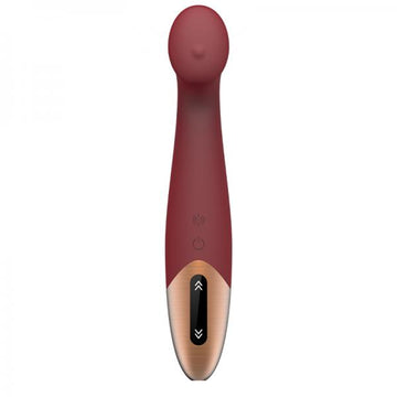 Tethys Touch Panel G-spot Vibrator Wine Red