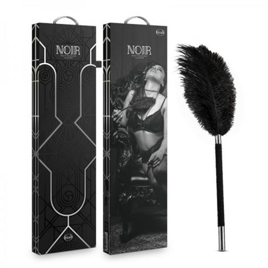 Noir Soft Feather Tickler Black