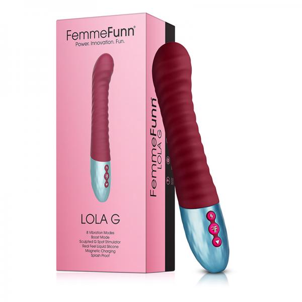 Femmefunn Lola G G-spot Vibrator Maroon