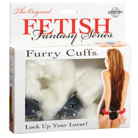 Fetish Fantasy Original Furry Cuffs White