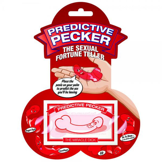 Predictive Pecker Hanging Card