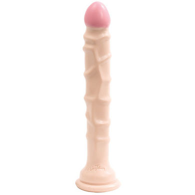 Raging Hard Ons Slim Line 8 Inches Dildo Beige