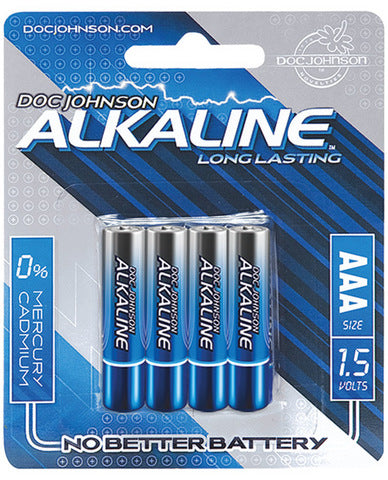 Doc johnson alkaline batteries - aaa 4 pack