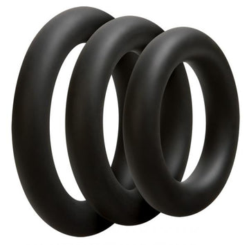 Optimale 3 Silicone C-Ring Set Thick - Black