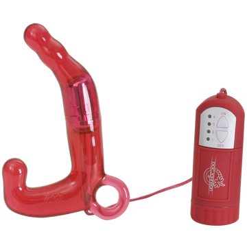 Men&#039;s Pleasure Wand Prostate Massager Red