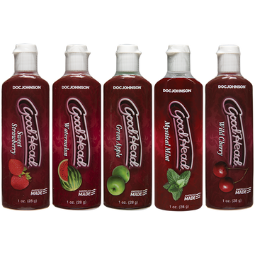 GoodHead 5 Pack Assorted Flavors 1 ounce Bottles