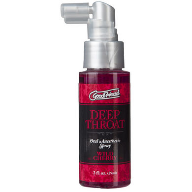 Goodhead Deep Throat Oral Anesthetic Spray Wild Cherry 2oz