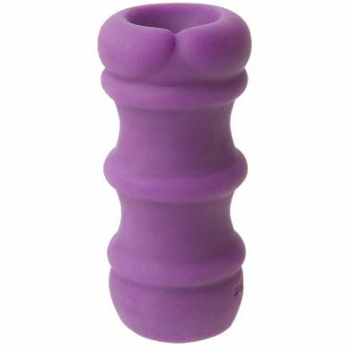 Mood Pleaser Thick Ribbed Purple Masturbator