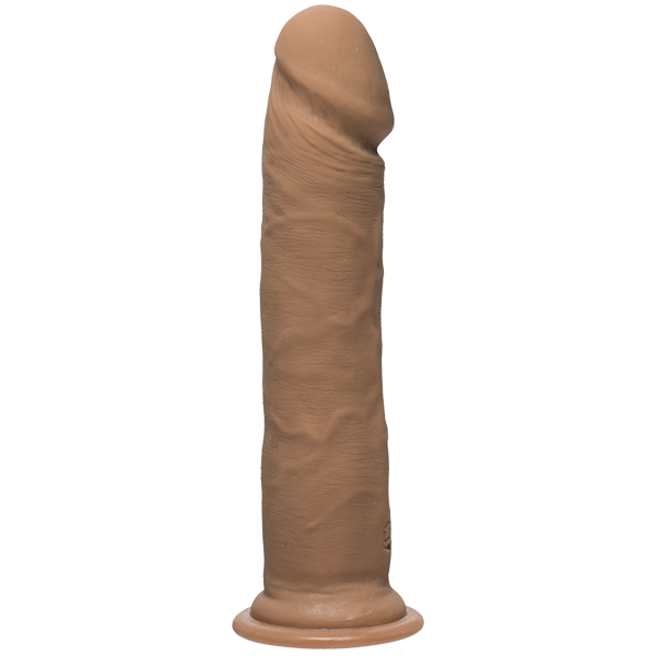 The D Realistic D 8 inches Dildo Ultraskyn Tan