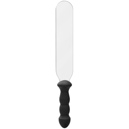 Kink The Enforcer Paddle Probe Silicone Black Clear