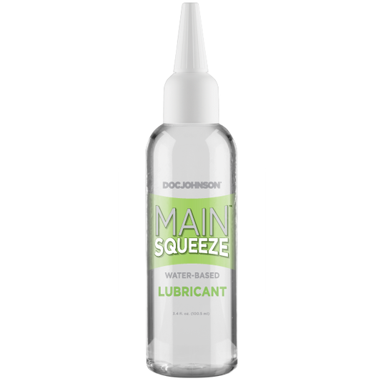 Main Squeeze Water Based Lubricant 3.4 fluid ounces