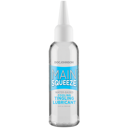 Main Squeeze Cooling Tingling Water Based Lubricant 3.4oz