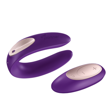 Partner Plus with Remote Purple Vibrator