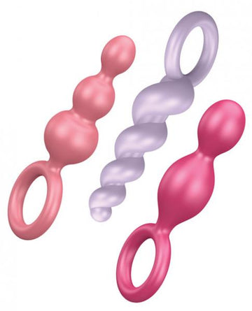 Satisfyer Plugs 3 Set Assorted Color Butt Plugs