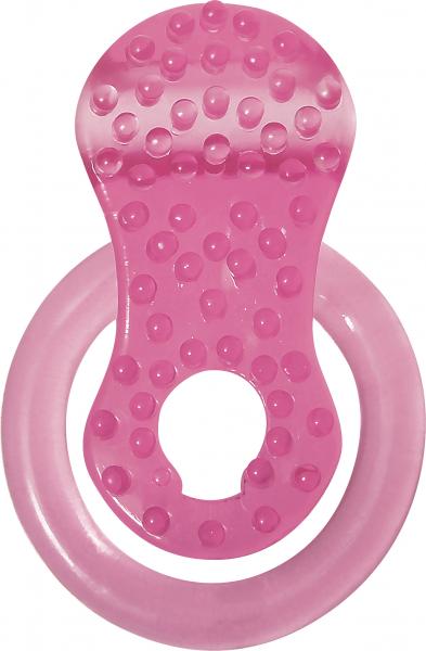 Rechargeable Couples Enhancer Pink Vibrating Ring