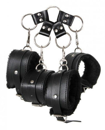 Adam &amp; Eve&#039;s Hog Tie Kit Black