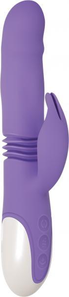 Thick &amp; Thrust Bunny Purple Rabbit Vibrator