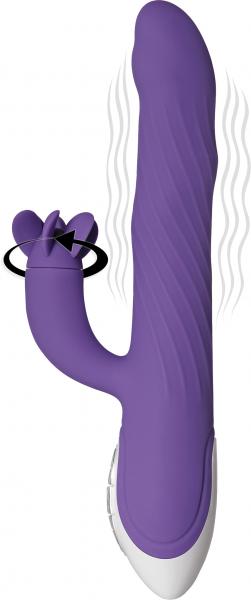 Tilt-O-Twirl Purple Rabbit Vibrator