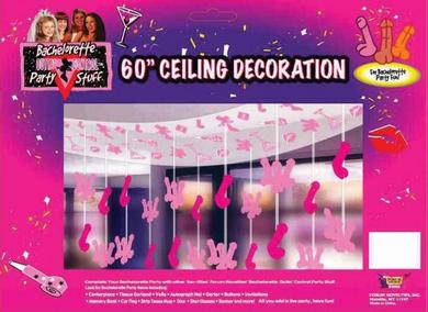 Bachelorette 60in Penis Ceiling Decor