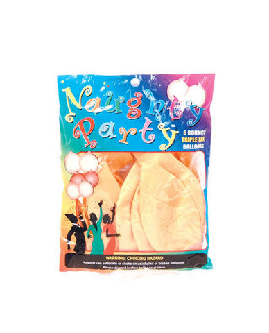 Naughty party balloons boobie - flesh