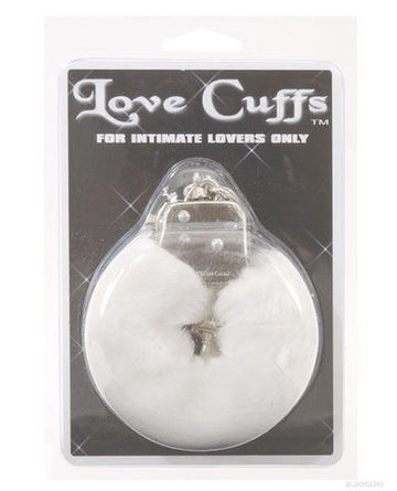 Love cuffs furry - white