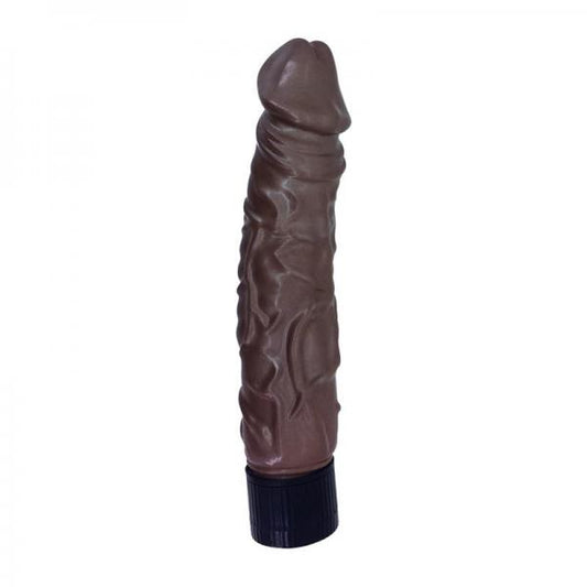 Pearl Sheens 9 Inches Brown Vibrating Dildo