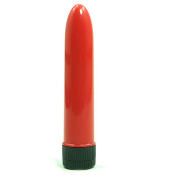 Lady&#039;s Choice 5 inches Plastic Vibrator Red