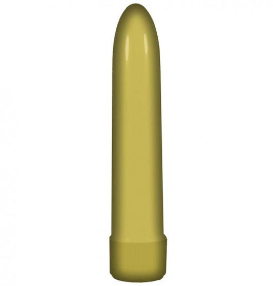 Ladys Choice 5 inch Plastic Vibrator - Yellow