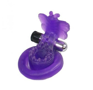 Xtreme Xtasy Butterfly Couples Ring - Purple