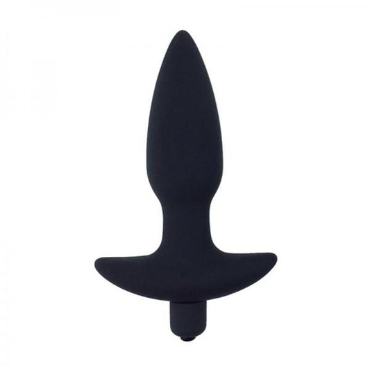 Corked 2 Waterproof Vibrating Medium Butt Plug - Black