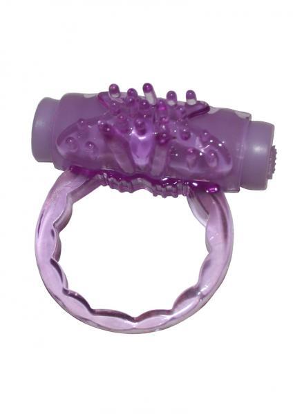 Humm Dinger Turbo Vibrating Cock Ring Purple