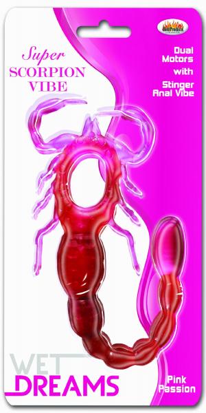 Super Scorpion Pink Passion Vibrating Ring