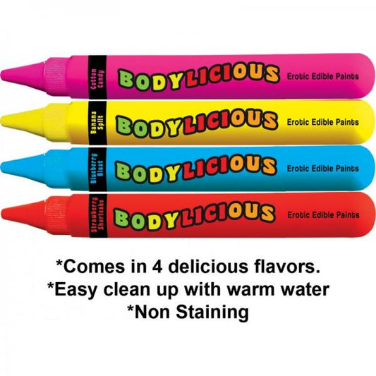 Bodylicious Edible Body Pens 4 Pack