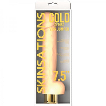 Skinsations Gold Vein Jumper 7.5 inches Vibrating Dildo