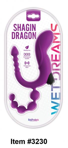 Wet Dreams Shagin Dragon Purple Vibrator