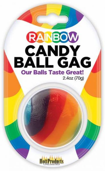 Rainbow Candy Ball Gag