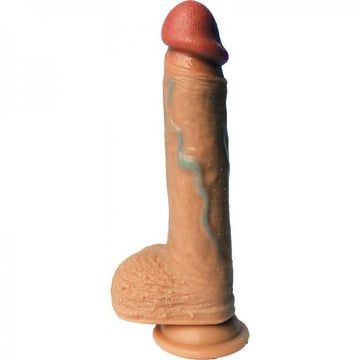 Skintastic Squealer Ultra Skin 8 inches Vibrating Dildo Beige