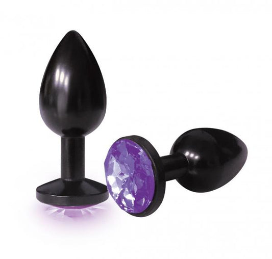 The Starter Anodized Bejeweled Steel Plug Violet