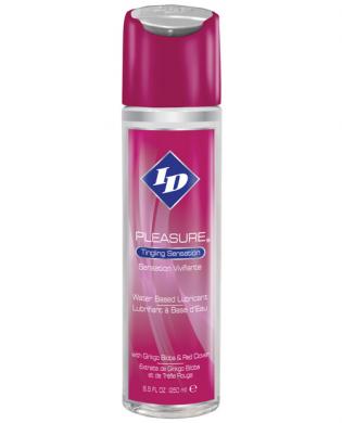 ID pleasure sensual waterbased lubricant - 8.5 oz flip cap bottle