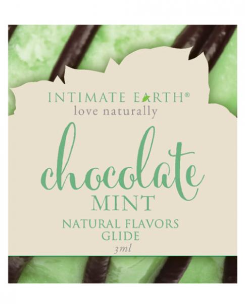 Intimate Earth Chocolate Mint Glide Foil Pack .1oz