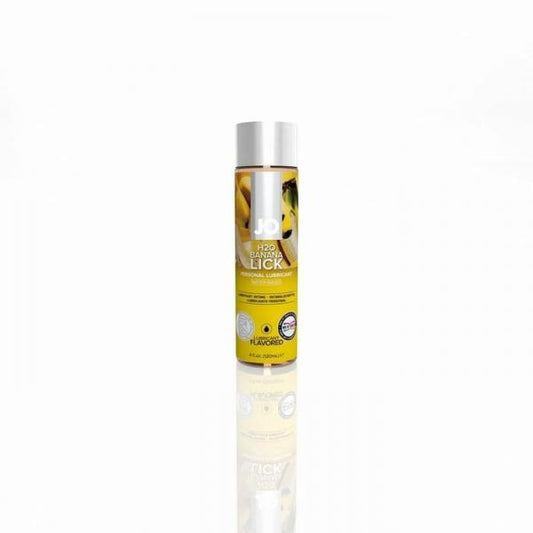 Jo H2O Flavored Water Based Lubricant Banana Lick 4Ounce