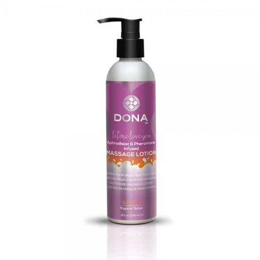 Dona Massage Lotion Sassy Tropical Tease 8oz