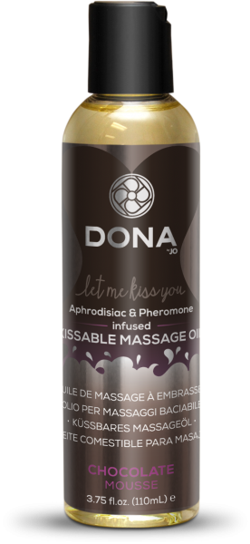 Dona Kissable Massage Oil Chocolate Mousse 3.75