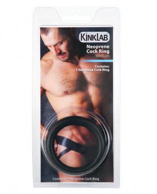 Kinklab thin neoprene cock ring - 1.75in