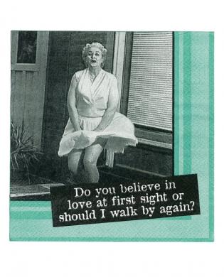 Sexy soft bodies do you believe in love at first sight....napkins - set of 20