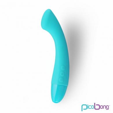 Pico Bong Moka G Silicone Vibe Waterproof - Blue