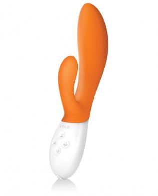 Ina 2 Dual Vibrating Silicone Massager Waterproof - Orange